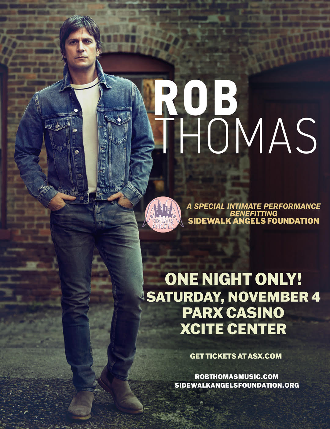 SWA Presents Rob Thomas in Bensalem, PA